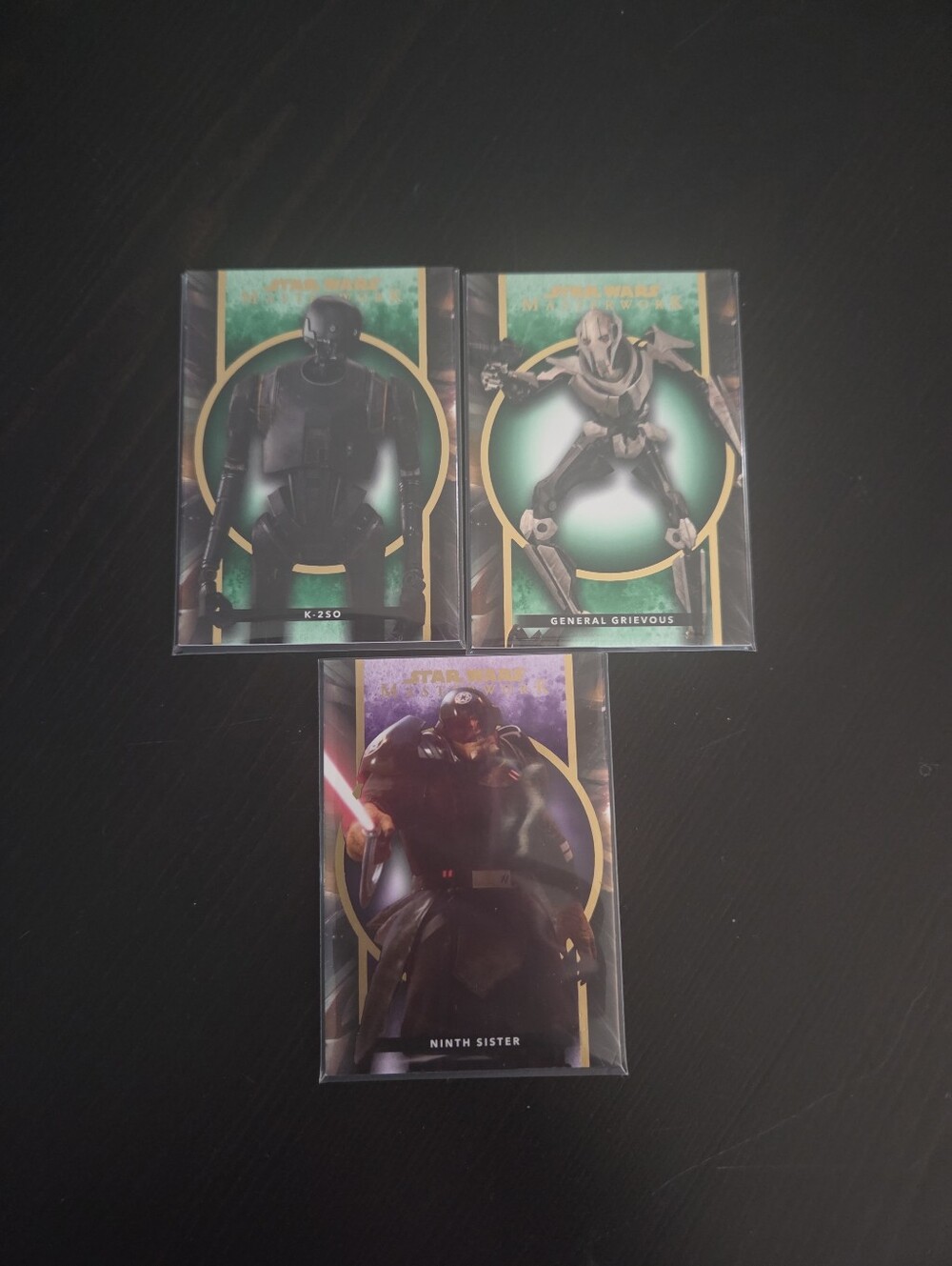 Topps Star Wars Numbered Trading Cards - K-2SO, General Grievous, Ninth Sister